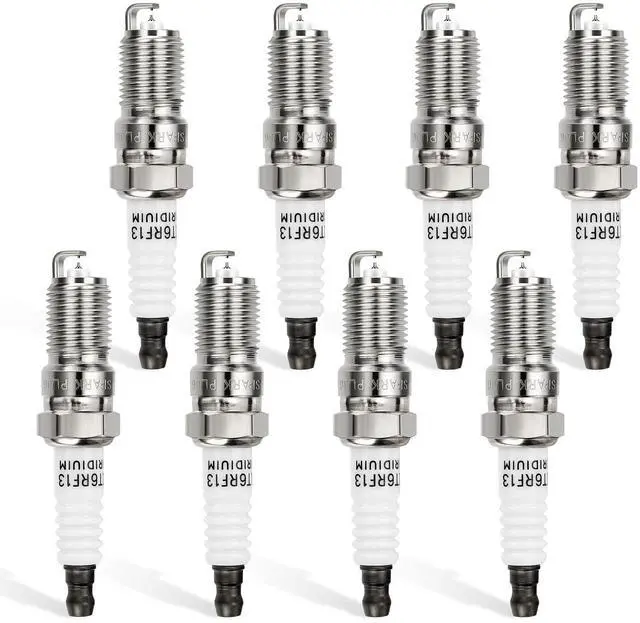 Main image of 7740 Double Iridium Spark Plugs Fit for Ford F150 F250 F350 E150 E250 E350 E450 Crown Victoria Mustang Lincoln Navigator 4.6L 5.4L V8 Replaces# SP479, AGSF22WM (set of 8)
