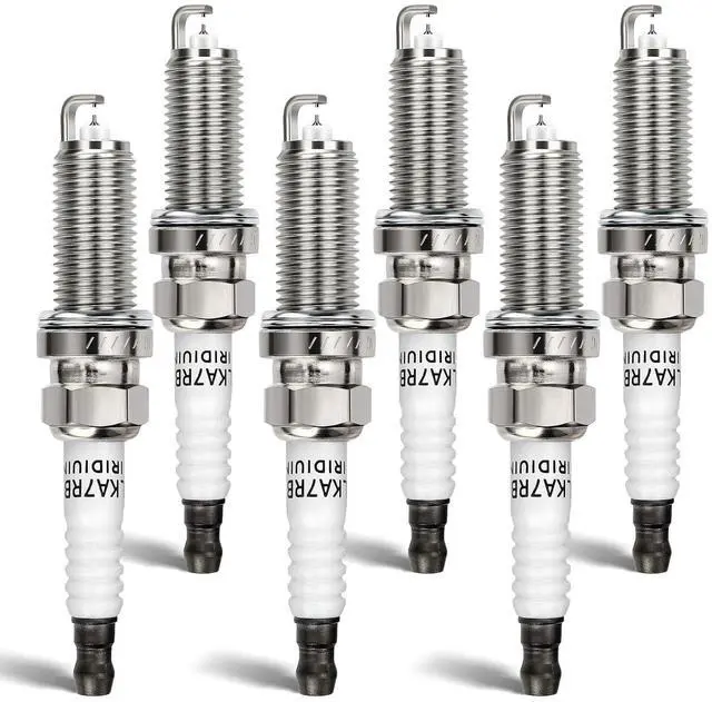 Main image of 1406 Double Iridium Spark Plug for Infiniti EX35 FX35 G25 G35 JX35 M35 M35h M56 Q50 Q70 QX60/Nissan Altima Maxima Murano Quest 350Z V6 Replaces # DILKAR7B11 (Set of 6)