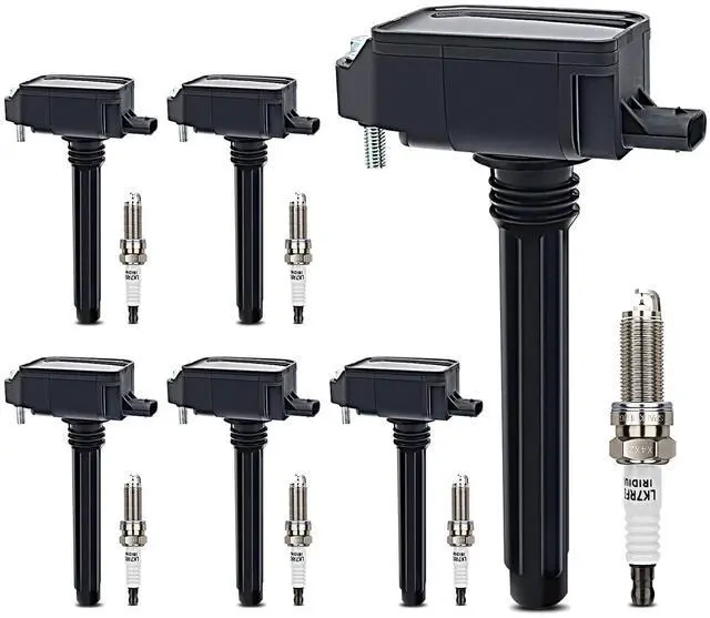 Main image of UF807 Ignition Coil & 93175 Double Iridium Spark Plug For 16-21 Jeep Grand Cherokee,Wrangler,Gladiator/Dodge Durango/Ram 1500/Chrysler Pacifica,Voyager 3.6L Replaces# 68223569AB LKR7DIX-11S