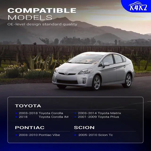 Alt view image 2 of 7 - K80230 Zinc-Nickel Alloy Front Stabilizer Sway Bar Links for Pontiac Vibe 2003-2010Scion Tc 2005-2010Toyota Corolla 2003-2018Toyota Matrix 2003-2014Toyota Prius 2001-2009