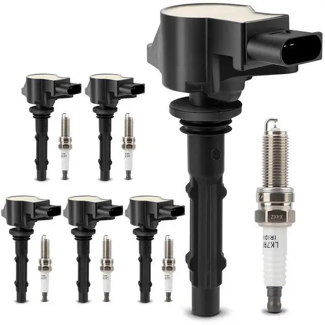 Main image of UF535 Ignition Coil Packs & 95983 Double Iridium Spark Plug Compatible with 2006-2014 Mercedes-Benz C250 C300 C350 CL550 CLK350 CLS550 E300 Dodge Sprinter