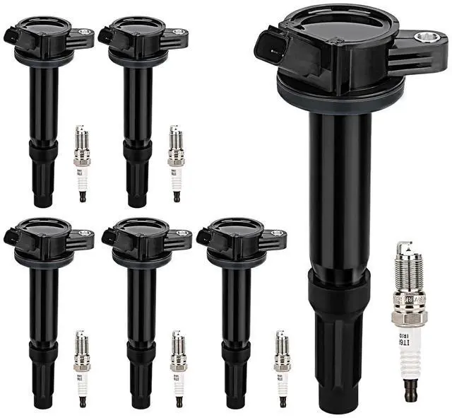 Main image of UF486 Ignition Coil & SP479 Double Iridium Spark Plug For 2006-2012 Ford Escape Fusion/Mercury Mariner Milan/Lincoln Zephyr Replaces# 6E5Z-12029-BA ZZD418100 DG514 C1594 5C1651 IC566