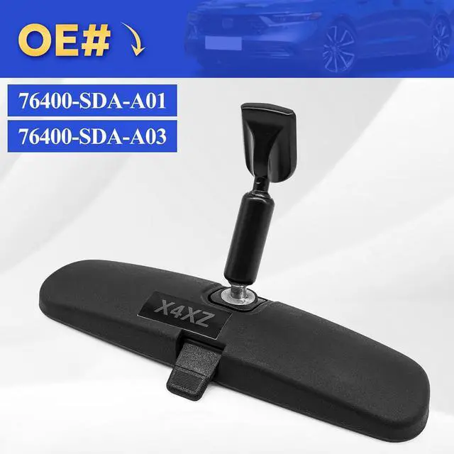 Alt view image 6 of 6 - 76400-SDA-A01 Interior Rear view Mirror Day/Night Mirror for Honda 1998-2013 Accord, 2000-2004 Odyssey, 2006-2011 Civic, 2002-2008 Pilot, Insight CR-Z/Acura 2006-2011 CSX,2007 MDX 76400-SDA-A03
