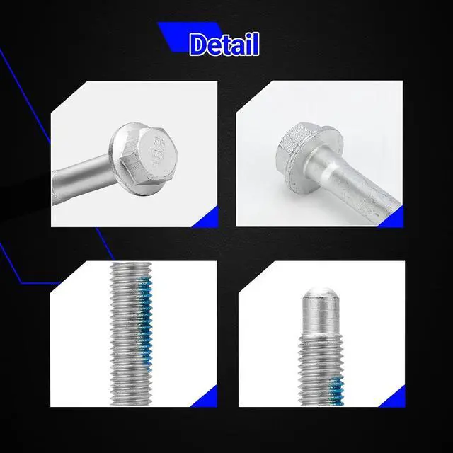 Alt view image 7 of 7 - 11516868 8PCS New Cab Body Assembly Mount Cushion Bolt,10.9 Grade Mild Steel, for 1999-2004 Cadillac Escalade/Chevrolet Silverado 1500 2500 3500 Suburban Tahoe/GMC Sierra Yukon 1500 2500