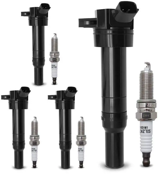 Main image of UF651 Ignition Coil & Double Iridium Spark Plug 9723 Compatible with 2011-2019 Kia Soul Forte Hyundai Tucson Elantra 27300-2E000 &18846-11070
