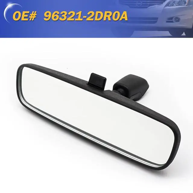 Alt view image 6 of 7 - Interior Rear View Mirror Assembly for Nissan Rogue Altima NV1500 NV2500 NV3500 Frontier Tiida Sentra Titan Fairlady 350Z 96321-2DR0A