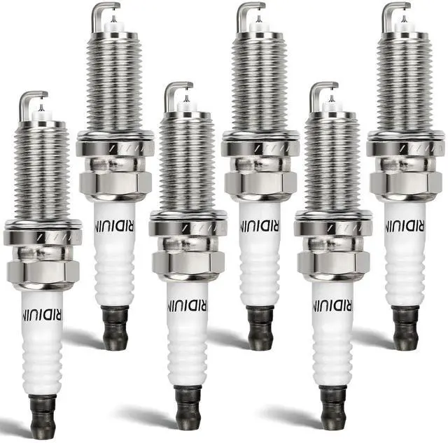 Main image of 6176 Double Iridium Spark Plug 6PCS For TOYOTA Camry Avalon Highlander RAV4 Sienna Venza/Lexus RX350 ES350 RX450H 3.5L V6 Replaces # 90919-01247 FK20HR11