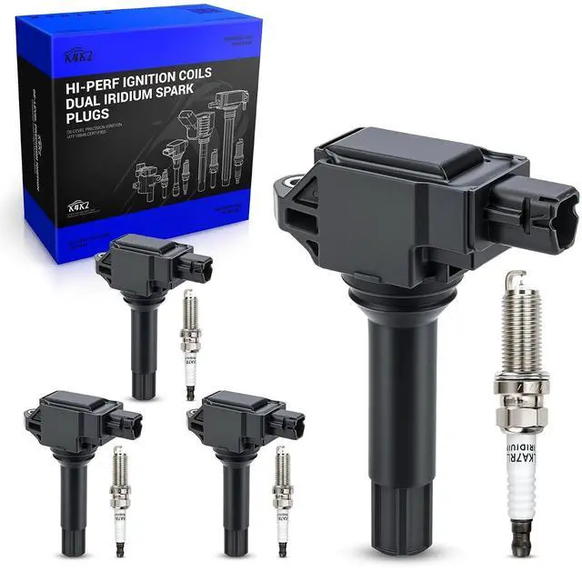 Main image of UF774 Ignition Coil & 93501 Double Iridium Spark Plug For Subaru BRZ Legacy Outback WRX Forester Crosstrek/Scion FR-S/Toyota 86Replace# 22433-AA700 UF747 UF767 UF769 UF775
