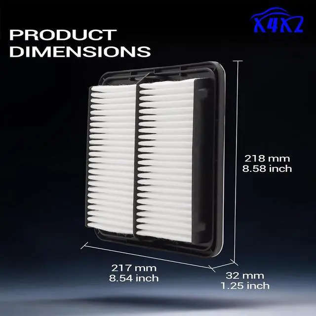 Alt view image 6 of 7 - CA9997 Engine Air Filter for Subaru 2008-2016 Impreza,2009-2018 Forester,2005-2019 Legacy,2005-2019 Outback,2013-2021 WRX,2006-2007 B9 Tribeca,2016-2017 Crosstrek Gas Replace # A35592 16546-AA090