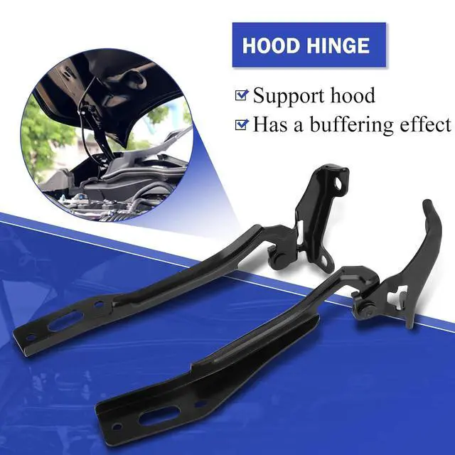 Alt view image 3 of 7 - Hood Hinge for 2012-2015 Honda Civic Front Left/Right Driver & Passenger Side LH RH HO1236127 HO1236128