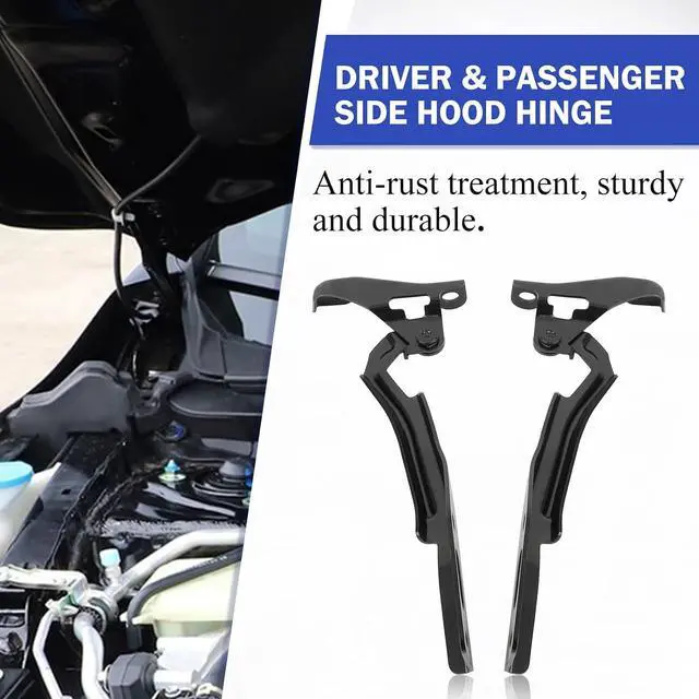 Alt view image 4 of 7 - Hood Hinge for 2012-2015 Honda Civic Front Left/Right Driver & Passenger Side LH RH HO1236127 HO1236128