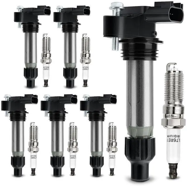 Main image of UF569 Ignition Coil &12622561 Double Iridium Spark Plug For Buick Allure Enclave LaCrosse/Cadillac ATS XTS CTS SRX STS/Chevy Impala Malibu Equinox Traverse/GMC Canyon Acadia Terrain/Saturn/Suzuki