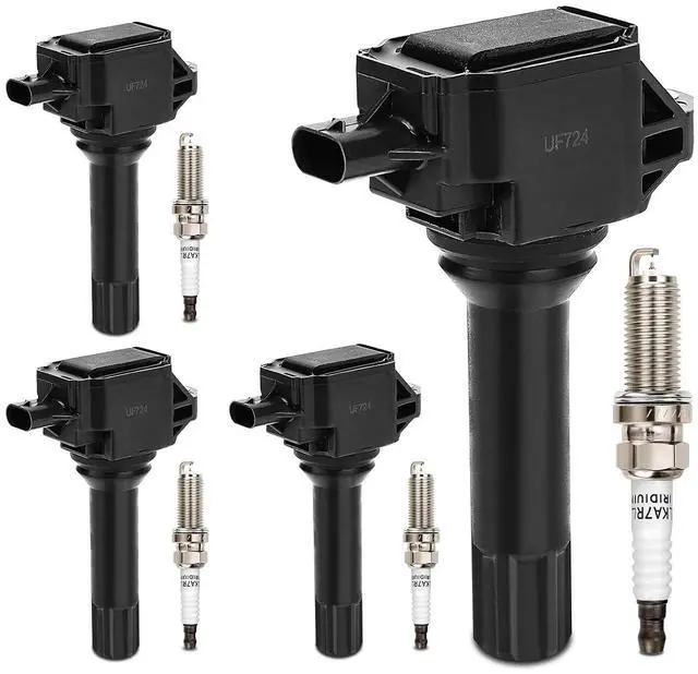 Main image of UF724 Ignition Coil & 93501 Double Iridium Spark Plug for Subaru 2014-2016 Forester, 2013-2015 Impreza, 2013-2014 Legacy/Outback/XV Crosstrek Replaces# UF721, SU003-00417, FA20, FK0438 C974 5C1899