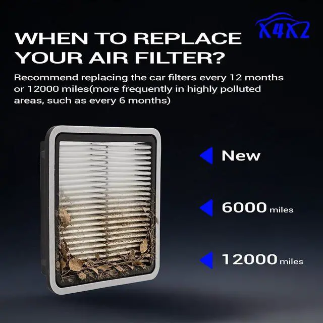 Alt view image 7 of 7 - CA9997 Engine Air Filter for Subaru 2008-2016 Impreza,2009-2018 Forester,2005-2019 Legacy,2005-2019 Outback,2013-2021 WRX,2006-2007 B9 Tribeca,2016-2017 Crosstrek Gas Replace # A35592 16546-AA090