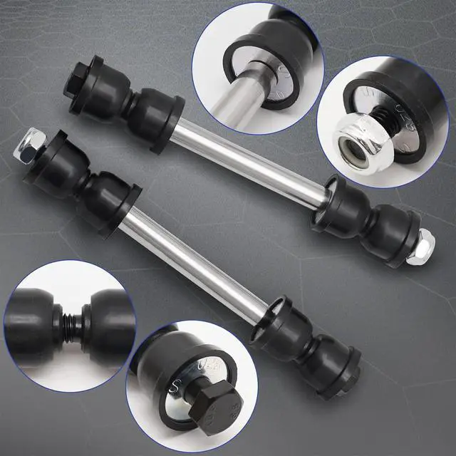 Alt view image 5 of 7 - K700432 Front Stabilizer Sway Bar End Links for 2007-2016 Chevy Silverado 1500 Avalanche Tahoe Suburban/GMC Sierra Yukon/Cadillac Escalade K700538