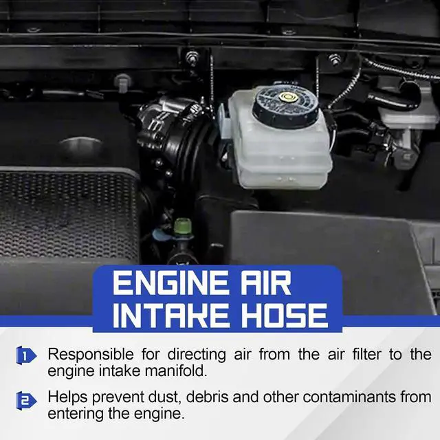 Alt view image 3 of 7 - 16576-3JA0A Engine Air Intake Hose for 2013-2016 Nissan Pathfinder 3.5L, 2015-2023 Murano, 2013 Infiniti JX35, 2014-2016 QX60 Replaces# 165763JA0A, 004B, A27624, 696-039