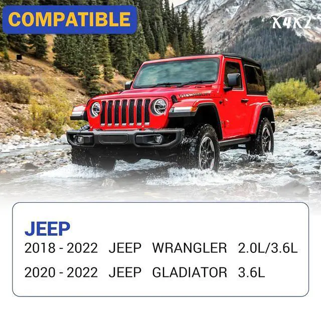 Alt view image 2 of 7 - Engine Air Filter for 2018 2019 2020 2021 2022 Jeep Wrangler 2020 2022 Jeep Gladiator 68257030AA