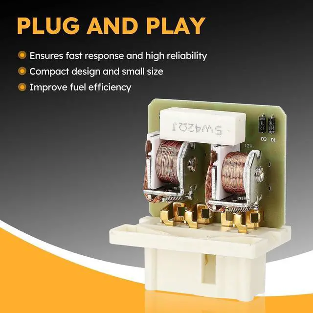 Alt view image 3 of 7 - RZ-0159 Fuel Pump Circuit Opening Relay for 1998-2002 Honda Accord /1998-2004 Odyssey /2003-2004 Pilot /1998-2001 Prelude /2001-2003 CL /2001-2002 MDX /1999-2003 TL Replace # 39400-S84-003