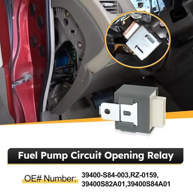 Alt view image 5 of 7 - RZ-0159 Fuel Pump Circuit Opening Relay for 1998-2002 Honda Accord /1998-2004 Odyssey /2003-2004 Pilot /1998-2001 Prelude /2001-2003 CL /2001-2002 MDX /1999-2003 TL Replace # 39400-S84-003