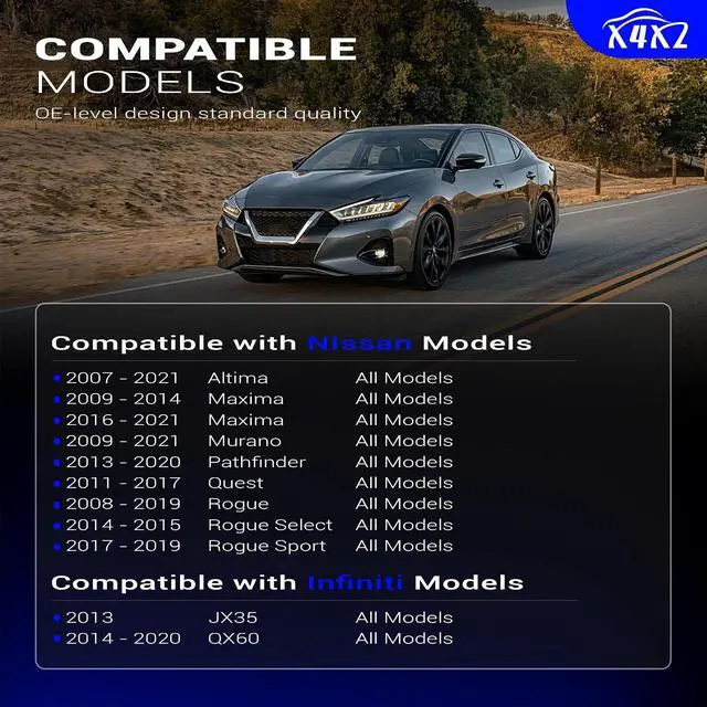 Alt view image 2 of 7 - Zinc Nickel Alloy-Stabilizer Sway Bar Links for 2007-2021 Nissan Altima Maxima Murano Pathfinder Quest Rogue Rogue Select Rogue Sport Infiniti JX35 QX60 K750094 & K750095