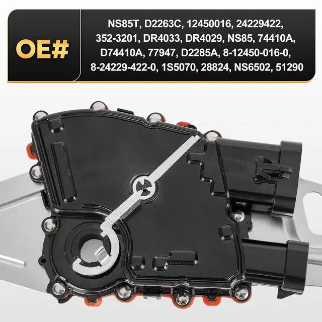 Alt view image 7 of 7 - 24229422 Park Neutral Position and Back-up Lamp Switch Neutral Safety Switch for Cadillac Escalade/Chevy Silverado/GMC Sierra Yukon Savana 4L60E 4L80E Transmission Replace# D2263C 12450016 352-3201