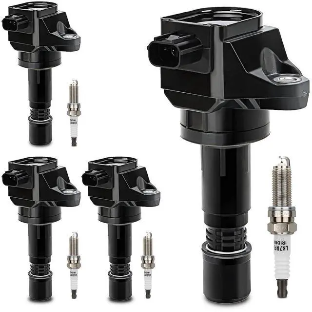 Main image of UF672 Ignition Coil & 97390 Double Iridium Spark Plug for 2012-2015 Honda Civic 1.8L L4, 2013-2015 Acura ILX 2.0L L4, 2016 Honda HR-V 1.8L L4 Replaces# 30520R1AA01 C1823