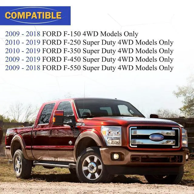 Alt view image 2 of 6 - Zinc-Nickel Alloy Front Stabilizer Sway Bar End Link End Kit for 2009-2018 F-150 4WD F-250 F-350 F-450 F-550 Super Duty 4WD Models ONLY K750362