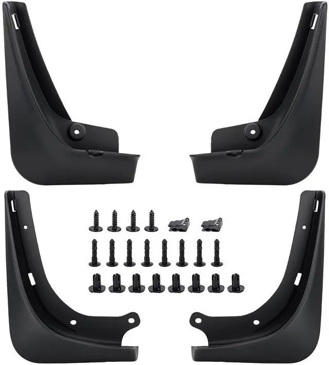 Main image of Mud Flaps Mud Splash Guard for 2016 2017 2018 2019 2020 2021 2022 2023 Tesla Model 3 No Drilling Required (Set of 4)