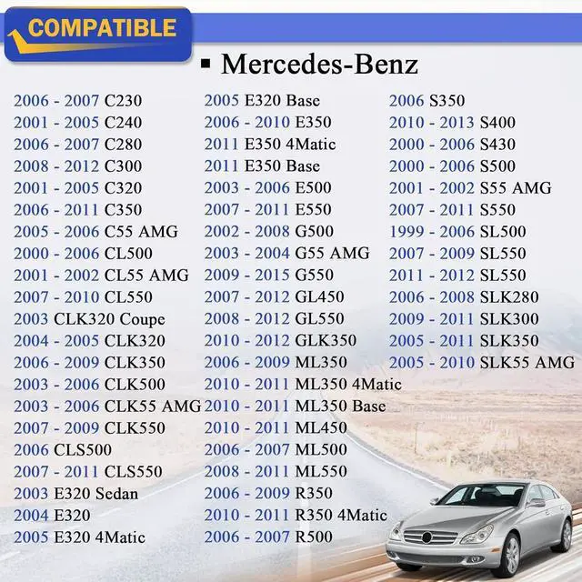 Alt view image 2 of 6 - Engine Air Filter for Mercedes-Benz S400 GLK350 SL550 CLS550 E350 E550 R350 CL500 and More Replace C 3698/3-2 1120940604