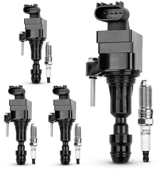 Main image of UF491 Ignition Coil & XP5263 Double Iridium Spark Plug for Buick Regal Verano Lacrosses/Chevy Cobalt Equinox Malibu Orlando HHR/GMC Terrain/Pontiac G5 G6/Saturn Replaces#UF645 D522C C1552 12638824