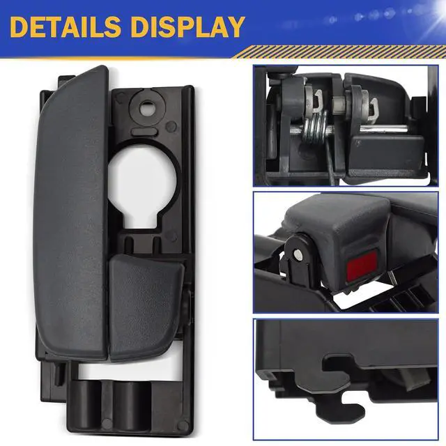 Alt view image 5 of 6 - Interior Door Handle for 2006-2011 Hyundai Accent GLS/GS/GL/SE/L Front Right RH 826201E000