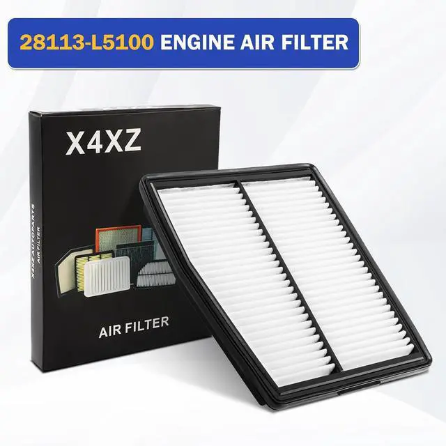 Alt view image 6 of 6 - Hyundai Sonata & Santa Fe Engine Air Filter - 28113-L5100 / 28113-P0400 XA11911 for 2020-2023 Hyundai & Kia Models