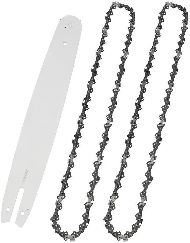 Main image of 3005-008-3913 16 Inch Chainsaw Bar & 2 Chains Combo, 3/8" Pitch .043" Gauge for Stihl 16" Guide Bar MS250, MS180, MS170, MS171, MS192C-E, HT130, HT131, HT250,63PM355