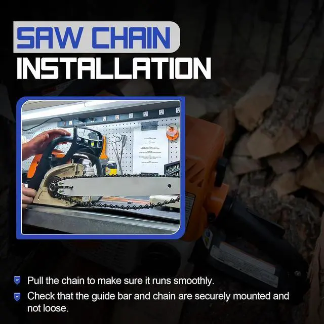 Alt view image 7 of 7 - 3005-008-3913 16 Inch Chainsaw Bar & 2 Chains Combo, 3/8" Pitch .043" Gauge for Stihl 16" Guide Bar MS250, MS180, MS170, MS171, MS192C-E, HT130, HT131, HT250,63PM355