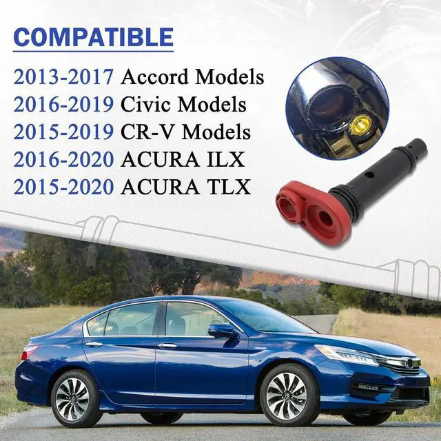 Alt view image 2 of 6 - 17130-5A2-A01 Upgrade OEM Factory PCV Valve Assembly for Honda Accord, Civic, CR-V, Acura ILX, TLX