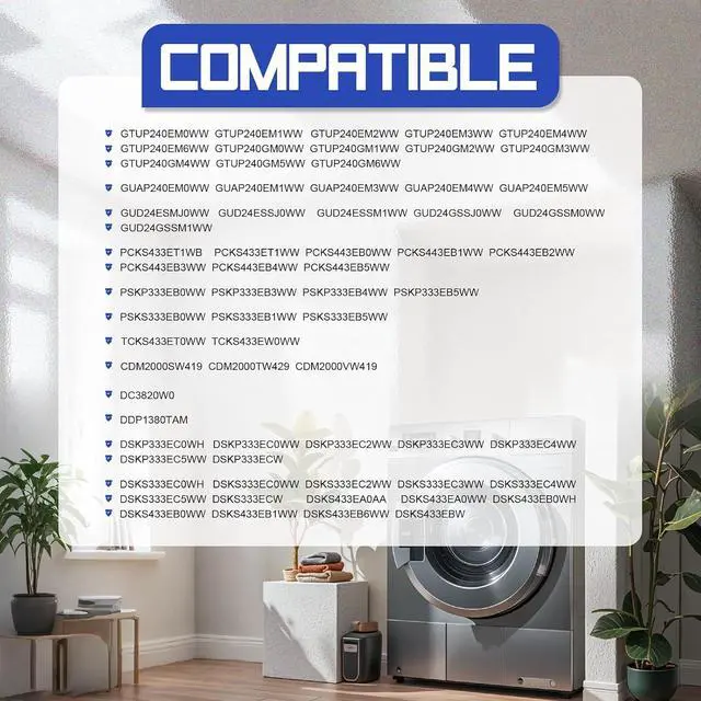 Alt view image 7 of 7 - WE22X35337 Washer Dryer Lint Screen Cover Grid & Filter Slide Guide Assembly - Compatible with GE, Hotpoint Dryers, Replaces WE01X25915, WE01X25914 | Lint Trap Replacement
