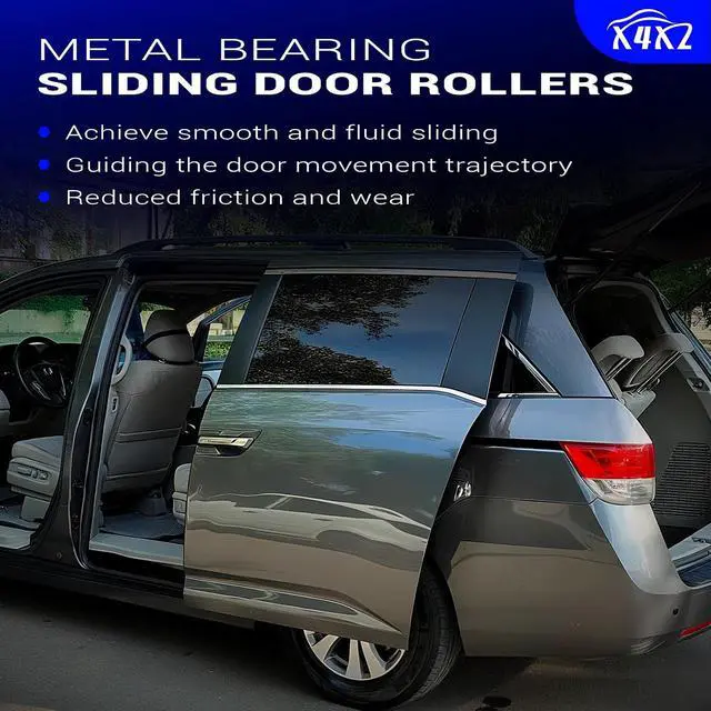 Alt view image 4 of 7 - Left & Right Power Sliding Door Roller Assembly for 2005-2010 Honda Odyssey EX EX-L Touring model Replace # 72561-SHJ-A21 & 72521-SHJ-A21 / 924-128 & 924-129