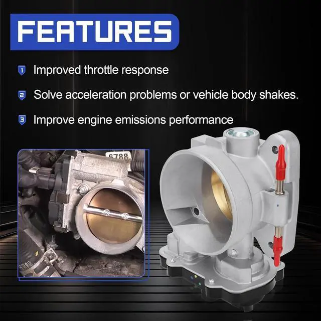 Alt view image 4 of 7 - S20006 Electronic Throttle Body For 03-07 Chevy Silverado 1500 2500 3500 Suburban Tahoe Express Avalanche/GMC Sierra Yukon Envoy Savana/Cadillac Escalade/Hummer H2/Isuzu Ascender OE# 2172293, 12570800
