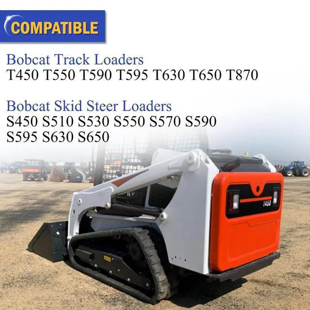 Alt view image 2 of 7 - 7286322 7221933 7221934 Inner & Outer Air Filter For Bobcat Track Loaders T450 T550 T590 T595 T630 T650 T870 Bobcat Skid Steer Loaders S450 S510 S530 S550 S570 S590 S595 S630 S650