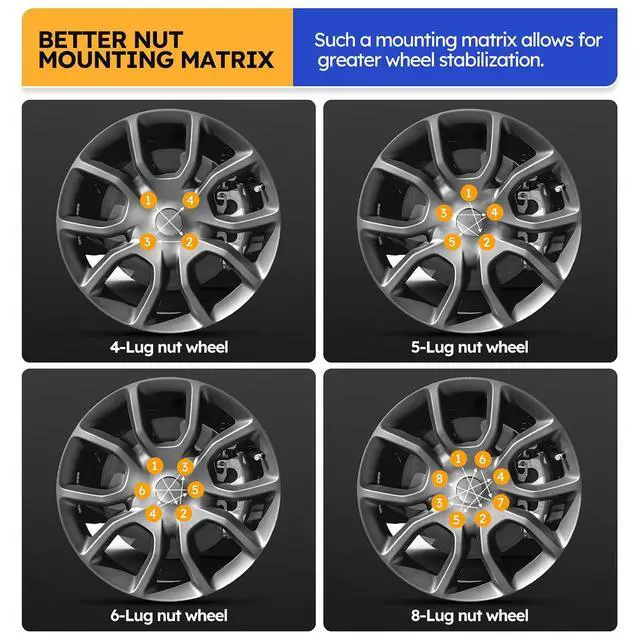 Alt view image 5 of 7 - 611-330 24pcs M14x1.5 Chrome OEM Factory Style Lug Nuts 22 MM Hex, 38.5 Mm Length for 11-22 Jeep Grand Cherokee,11-20 Dodge Durango, 05-19 Chrysler 300 & All m14x1.5 7/8" Hex Conical Seat Wheel Nuts