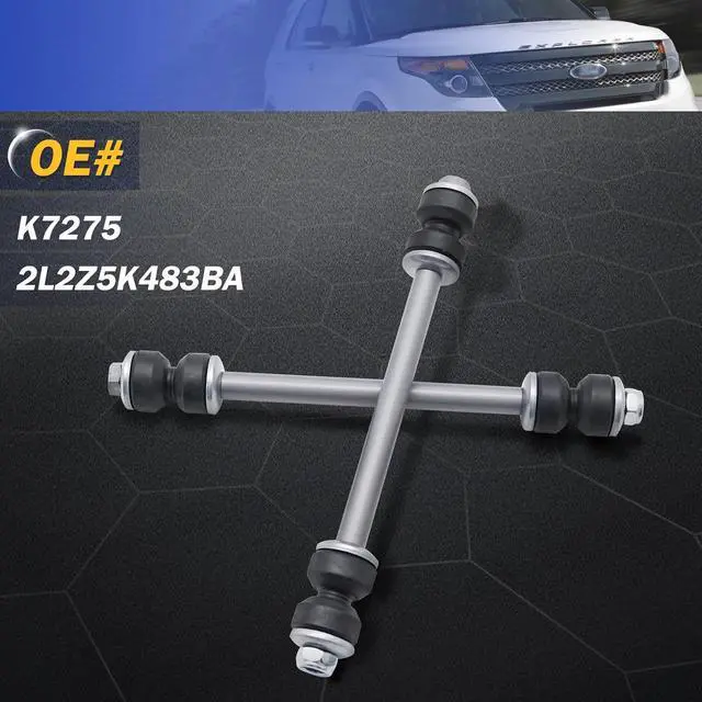 Alt view image 6 of 6 - K7275 Zinc-Nickel Alloy Front Stabilizer Sway Bar End Link for Dodge RAM 1500 RAM 2500 RAM 3500 Ford Explorer Ranger MAZDA B2300 B2500 B3000 B4000 MERCURY Mountaineer 2L2Z5K483BA