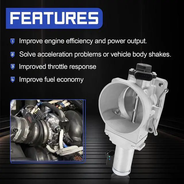 Alt view image 3 of 6 - 977-859 Electronic Throttle Body For 00-02 Chevy Silverado 1500 2500 3500 Avalanche Suburban Tahoe/GMC Sierra Yukon Yukon XL/Cadillac Escalade Replaces# 67-3010 S20032 17113659