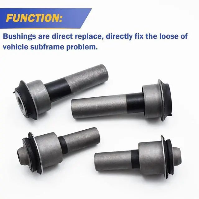 Alt view image 3 of 6 - Engine Cradle Front Subframe Crossmember Bushing for 2008-2015 Nissan Rogue, 2011-2015 Nissan Juke Leaf ZE0, 2007-2013 Nissan X-Trail T31 523-305 523-306