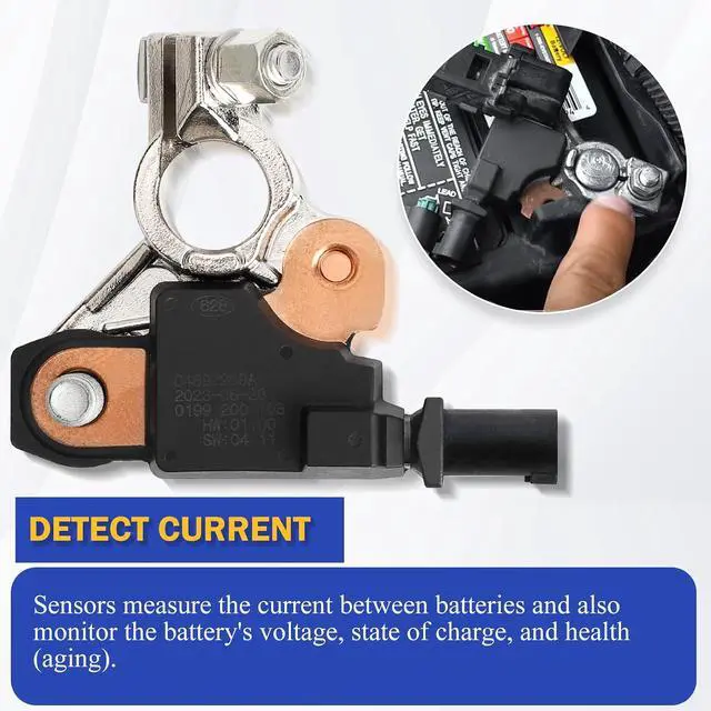 Alt view image 4 of 7 - 4692269AI Battery Current Temperature Sensor for 11-16 Chrysler 200 300/11-16 Jeep Wrangler Cherokee/13-17 Dodge Ram 1500 2500 3500 Charger Journey Challenger Viper/13-19 Fiat 500 Replaces# 4692269AG