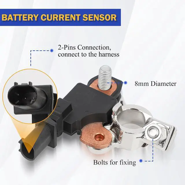 Alt view image 5 of 7 - 4692269AI Battery Current Temperature Sensor for 11-16 Chrysler 200 300/11-16 Jeep Wrangler Cherokee/13-17 Dodge Ram 1500 2500 3500 Charger Journey Challenger Viper/13-19 Fiat 500 Replaces# 4692269AG