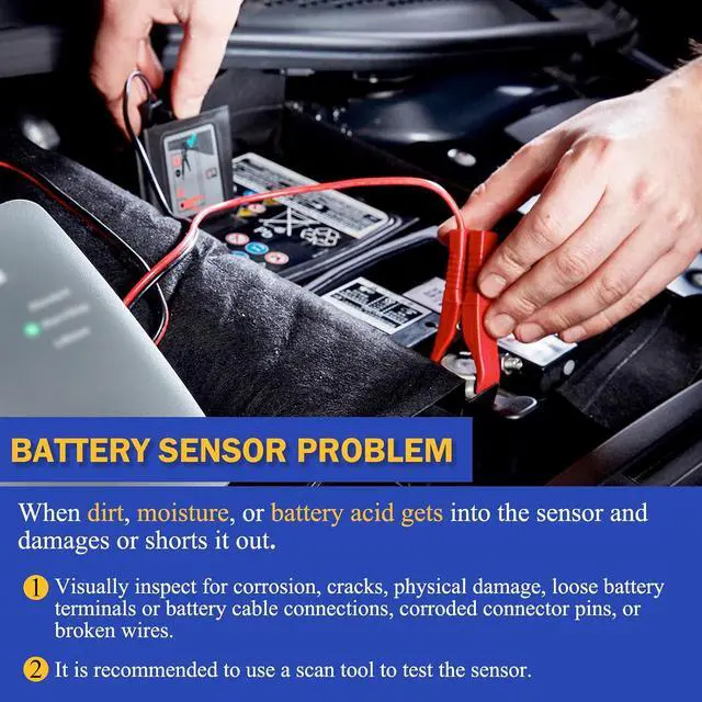 Alt view image 3 of 7 - 4692269AI Battery Current Temperature Sensor for 11-16 Chrysler 200 300/11-16 Jeep Wrangler Cherokee/13-17 Dodge Ram 1500 2500 3500 Charger Journey Challenger Viper/13-19 Fiat 500 Replaces# 4692269AG