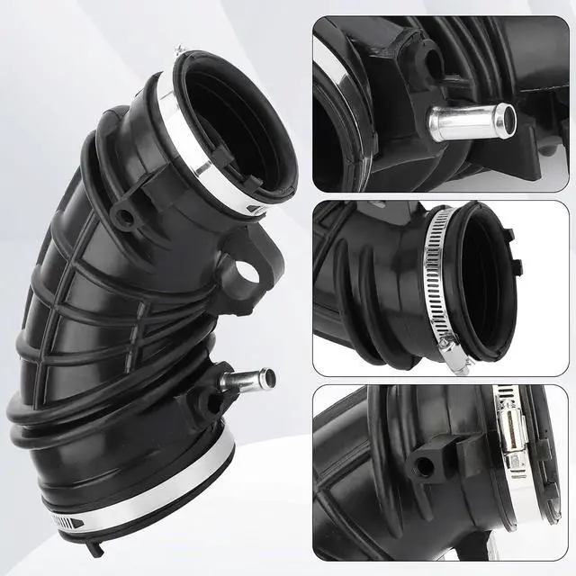 Alt view image 7 of 7 - Air Intake Hose with Clamps for 2002-2004 Honda CR-V CRV 2002-2006 Acura RSX base 17228-PNE-G00