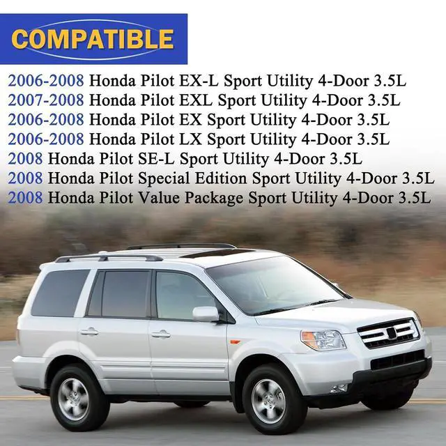 Alt view image 2 of 6 - Air Intake Hose Tube with Clamps for 2006-2008 Honda Pilot 3.5L 17228-RYP-A00