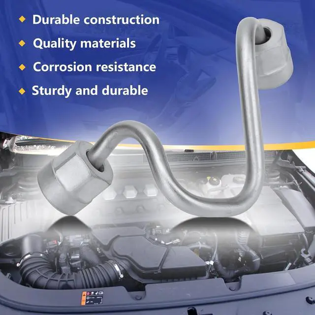 Alt view image 5 of 7 - 12608374 Intermediate Fuel Feed Pipe - High Pressure Fuel Line (Pump To Rail) for 2010-2017 Chevy Equinox Impala Malibu Orlando Captiva Sport/Buick Lacrosse Regal Verano/GMC Terrain