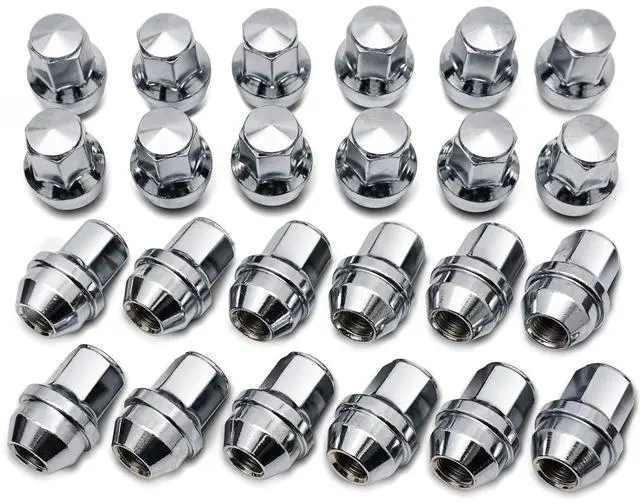 Main image of 611-008 M14*1.5 Chrome Factory Style Lug Nuts for 2015-2023 Ford F-150 Expedition 2015-2022 Lincoln Navigator MKX ACPZ-1012-B